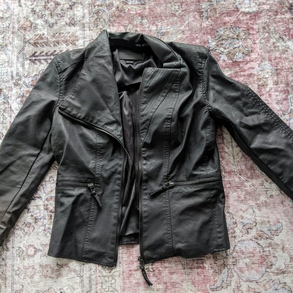 BLANKNYC faux leather jacket - Charcoal Grey NWOT - Picture 3 of 6